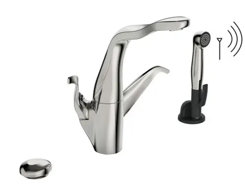 HANSA Küchenarmatur ALESSI Swan by HANSA 0746 230/12 V Ausladung 181 mm DN15 Chrom, 07462283, Artikel in Kategorie